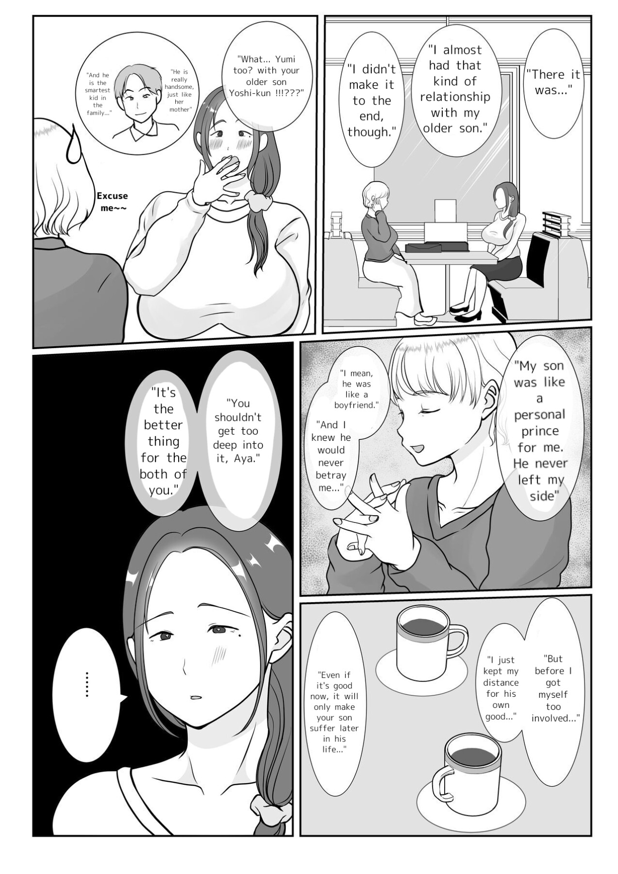 Hentai Manga Comic-I'm madly in love with my mom. 1-Read-40